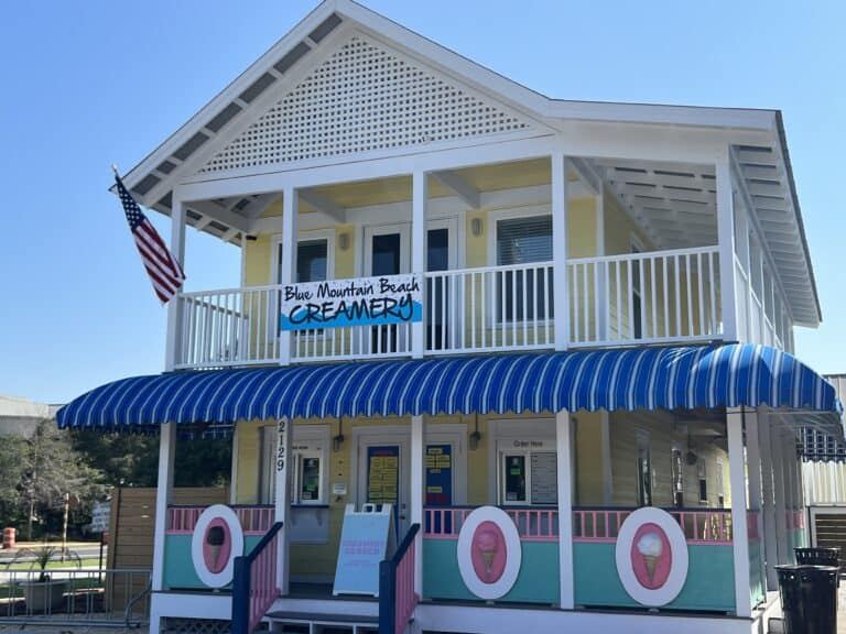 Blue Mountain Beach Creamery in Blue Mountain Beach on Scenic Highway 30A