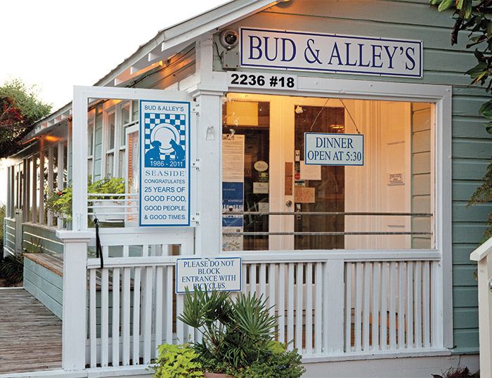 Bud & Alley’s in Seaside on Scenic Highway 30A