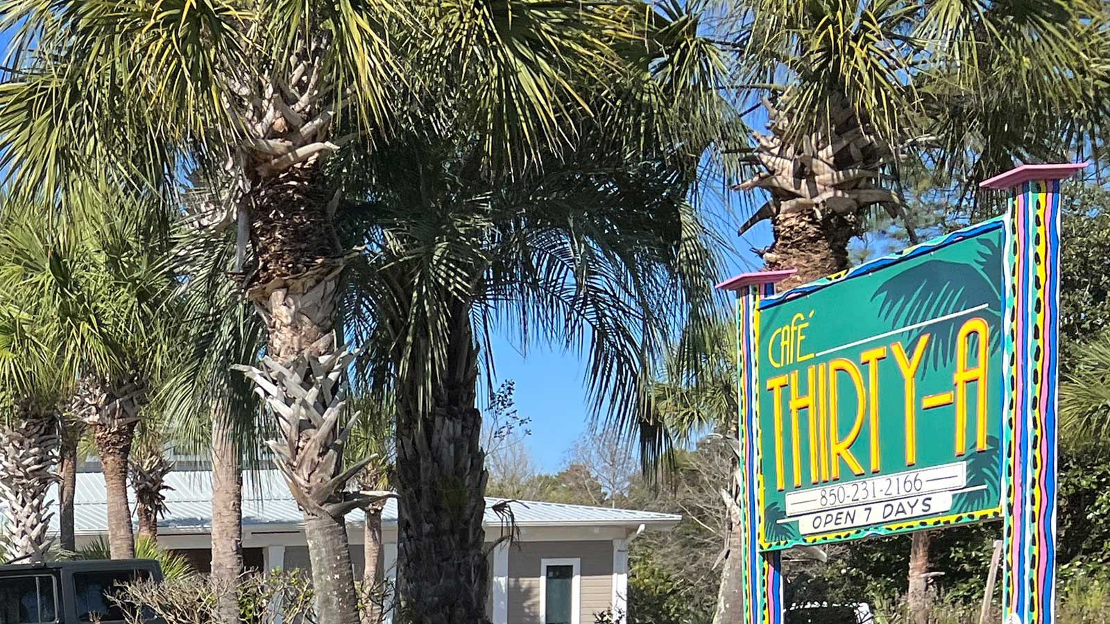 Café Thirty-A in Seagrove Beach on Scenic Highway 30A