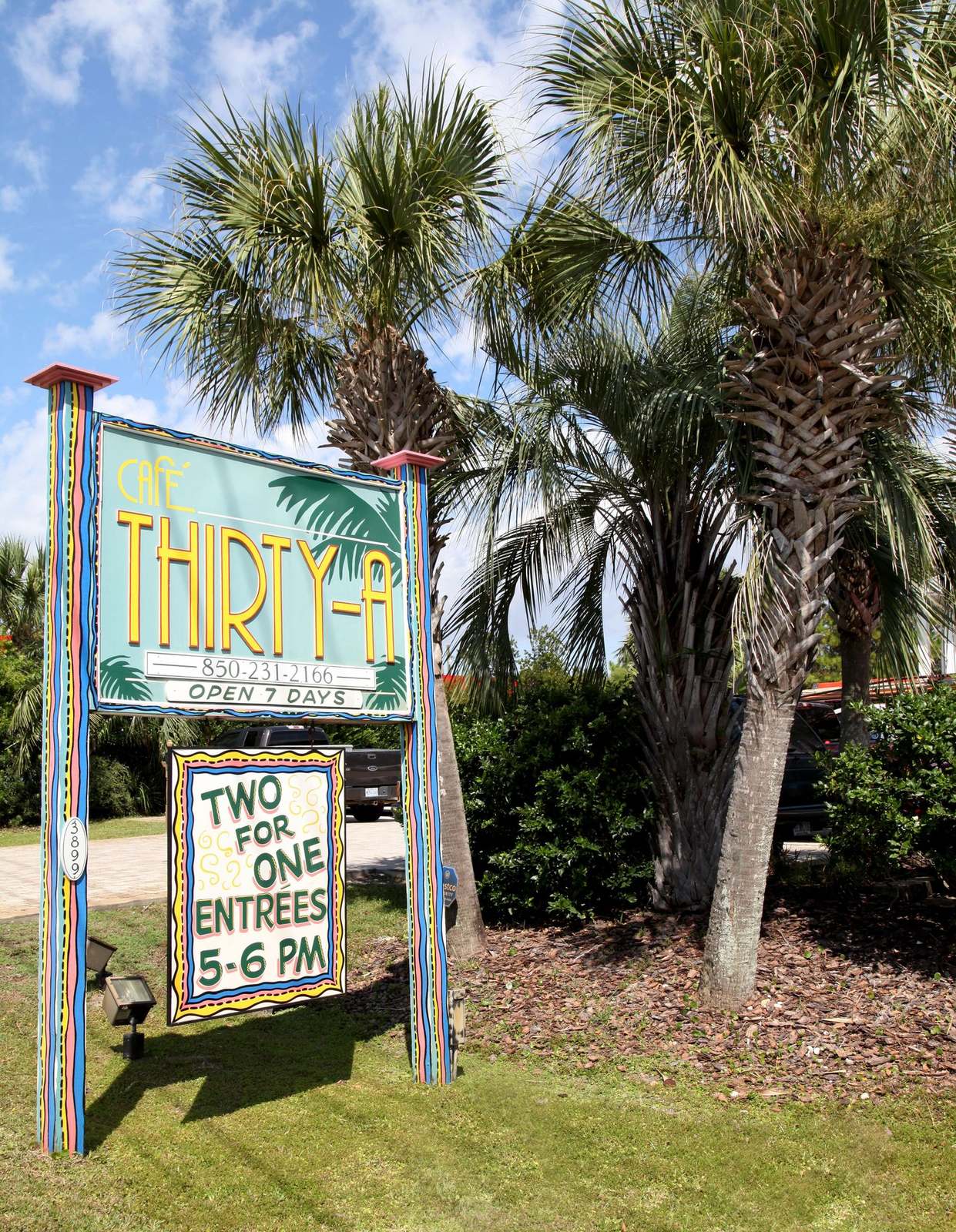 Café Thirty-A in Seagrove Beach on Scenic Highway 30A