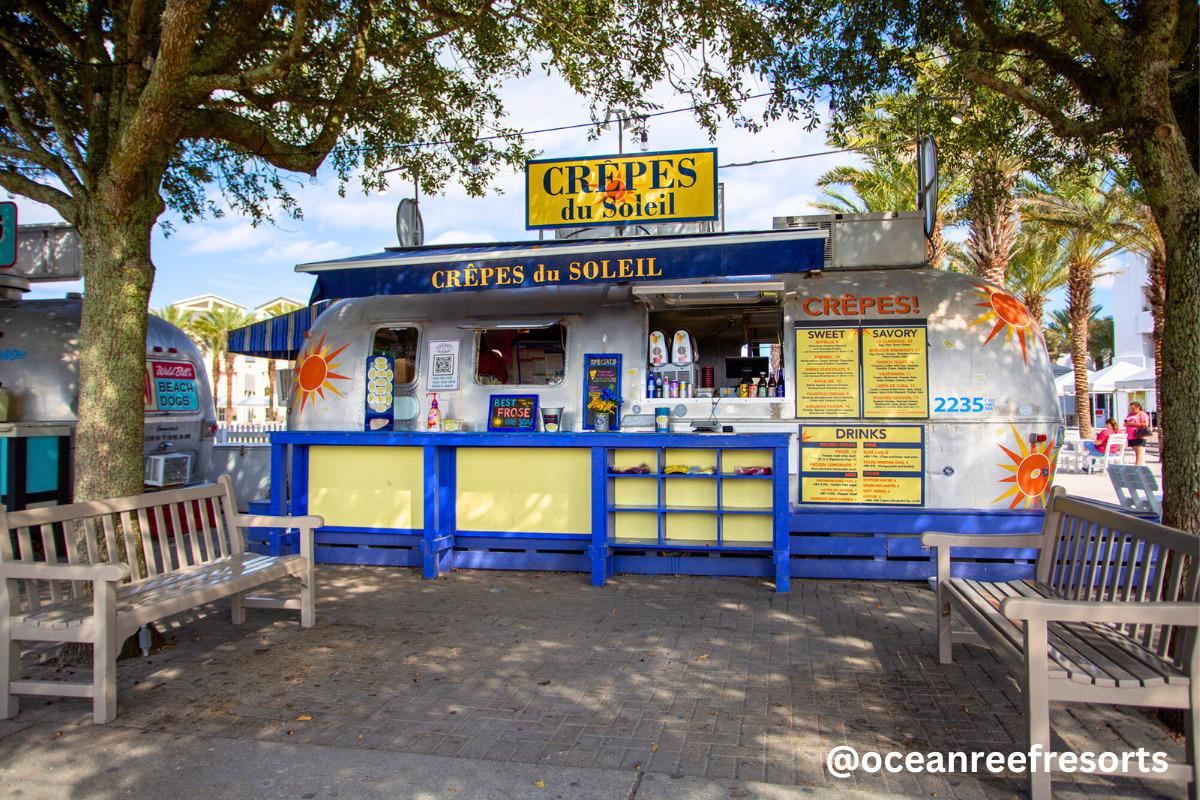 Crepes du Soleil in Seaside on Scenic Highway 30A