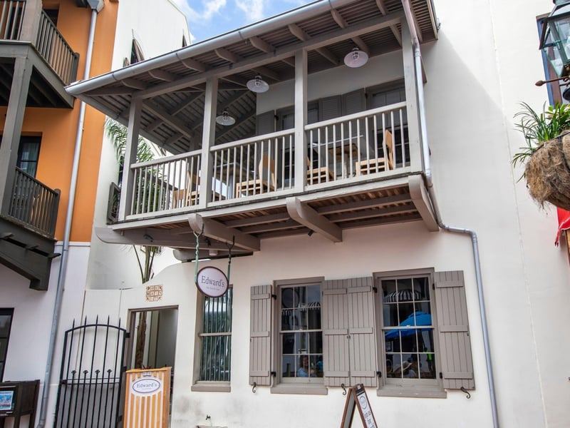 Edward’s Fine Food & Wine in Rosemary Beach on Scenic Highway 30A