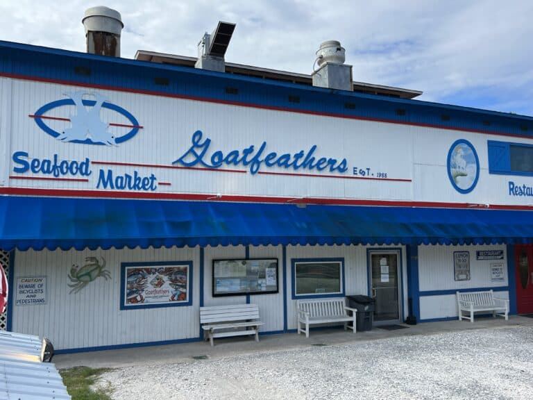 Goatfeathers Seafood Market in Inlet Beach on Scenic Highway 30A