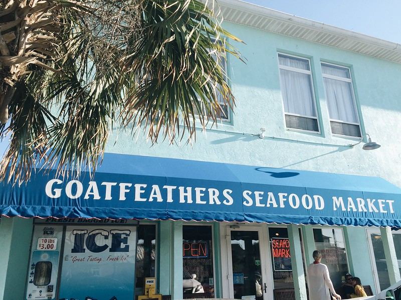 Goatfeathers Seafood Market in Inlet Beach on Scenic Highway 30A