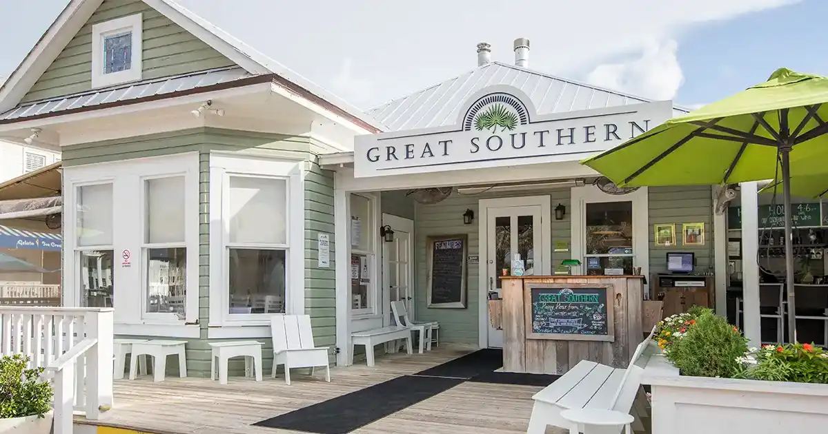 Great Southern Cafe in Seaside on Scenic Highway 30A