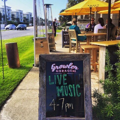 Growler Garage 30A in Gulf Place on Scenic Highway 30A