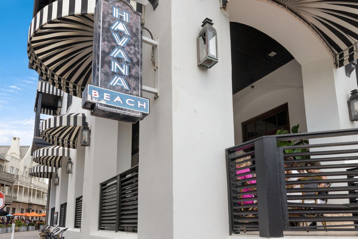 Havana Beach Bar & Grill in Rosemary Beach on Scenic Highway 30A