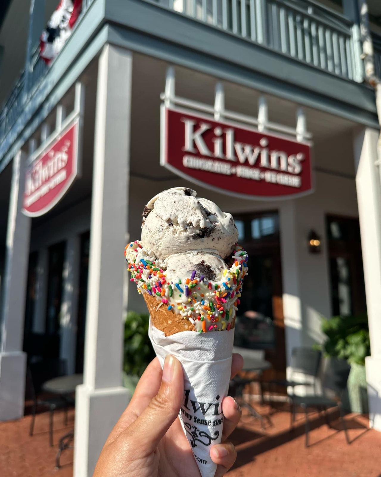 Kilwins in Rosemary Beach on Scenic Highway 30A