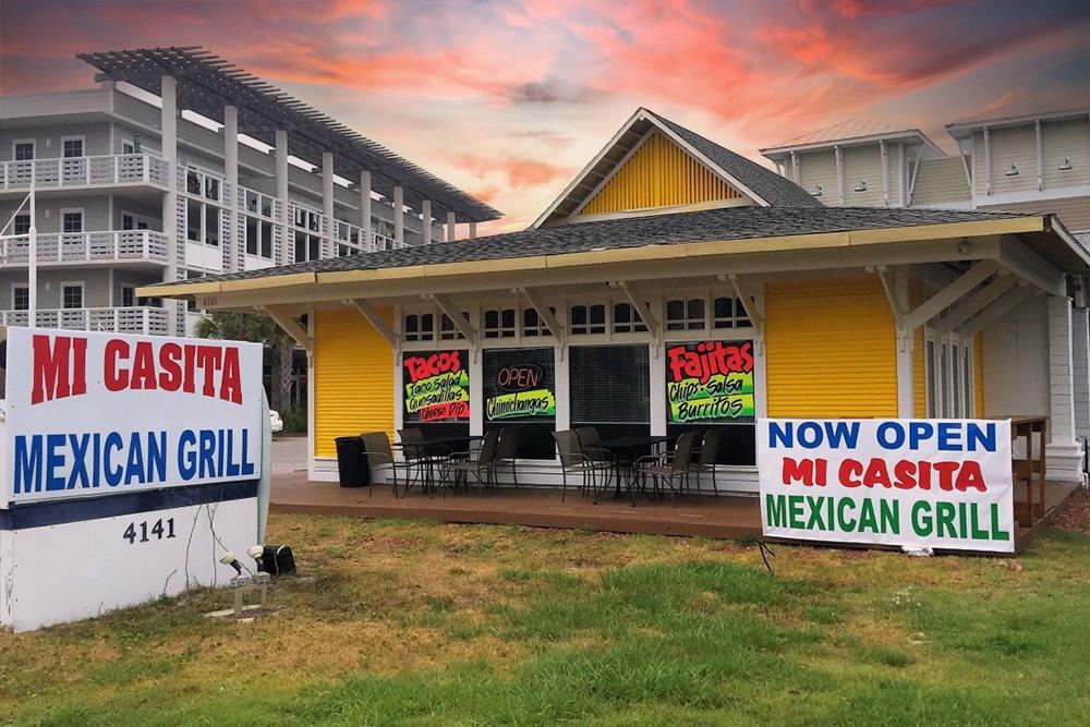 Mi Casita Mexican Grill in Seagrove Beach on Scenic Highway 30A