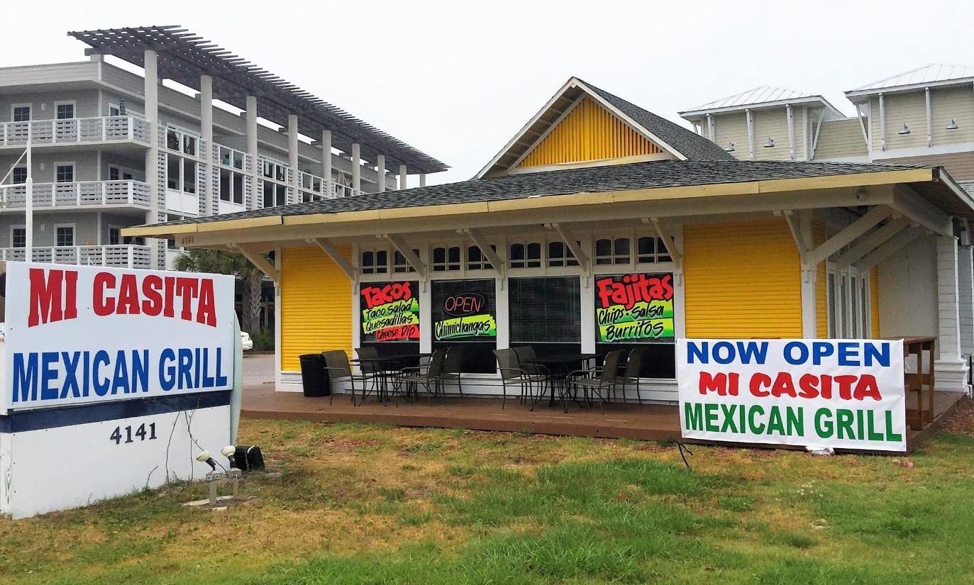 Mi Casita Mexican Grill in Seagrove Beach on Scenic Highway 30A