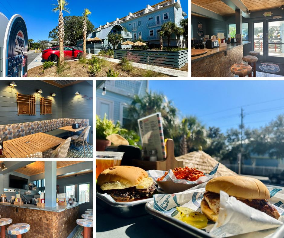Papa Surf Burger Bar in Gulf Place on Scenic Highway 30A