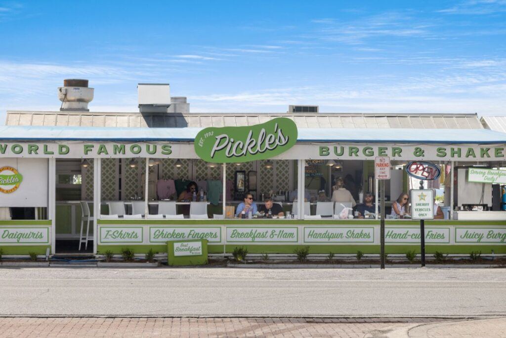 Pickle’s Burger and Shake in Seaside on Scenic Highway 30A