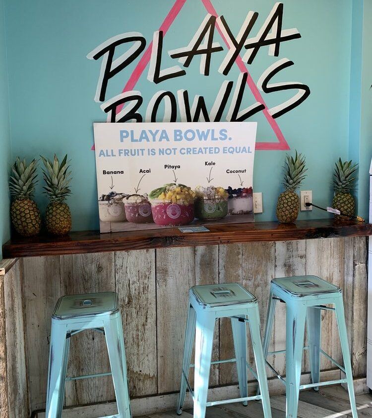 Playa Bowls in Rosemary Beach on Scenic Highway 30A
