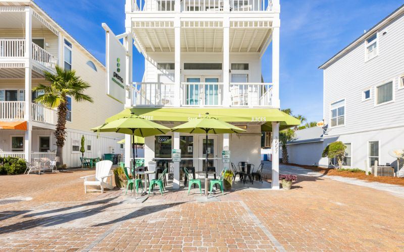 Prema Organic Café in Seagrove Beach on Scenic Highway 30A