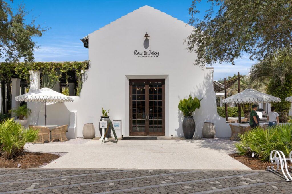 Raw & Juicy in Alys Beach on Scenic Highway 30A