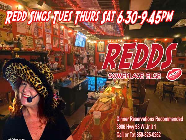 Redd’s Pub in Nearby on US 98, near Scenic Highway 30A