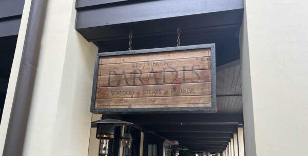 Restaurant Paradis in Rosemary Beach on Scenic Highway 30A