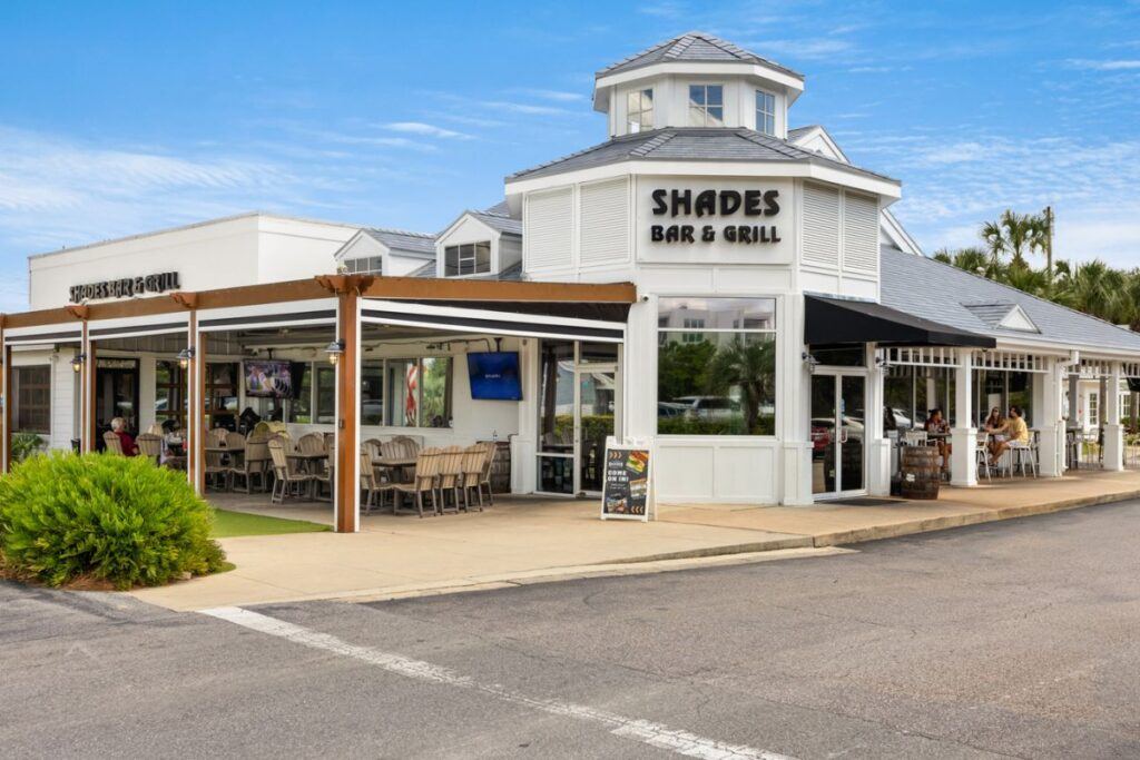 Shades Bar & Grill in Inlet Beach on Scenic Highway 30A