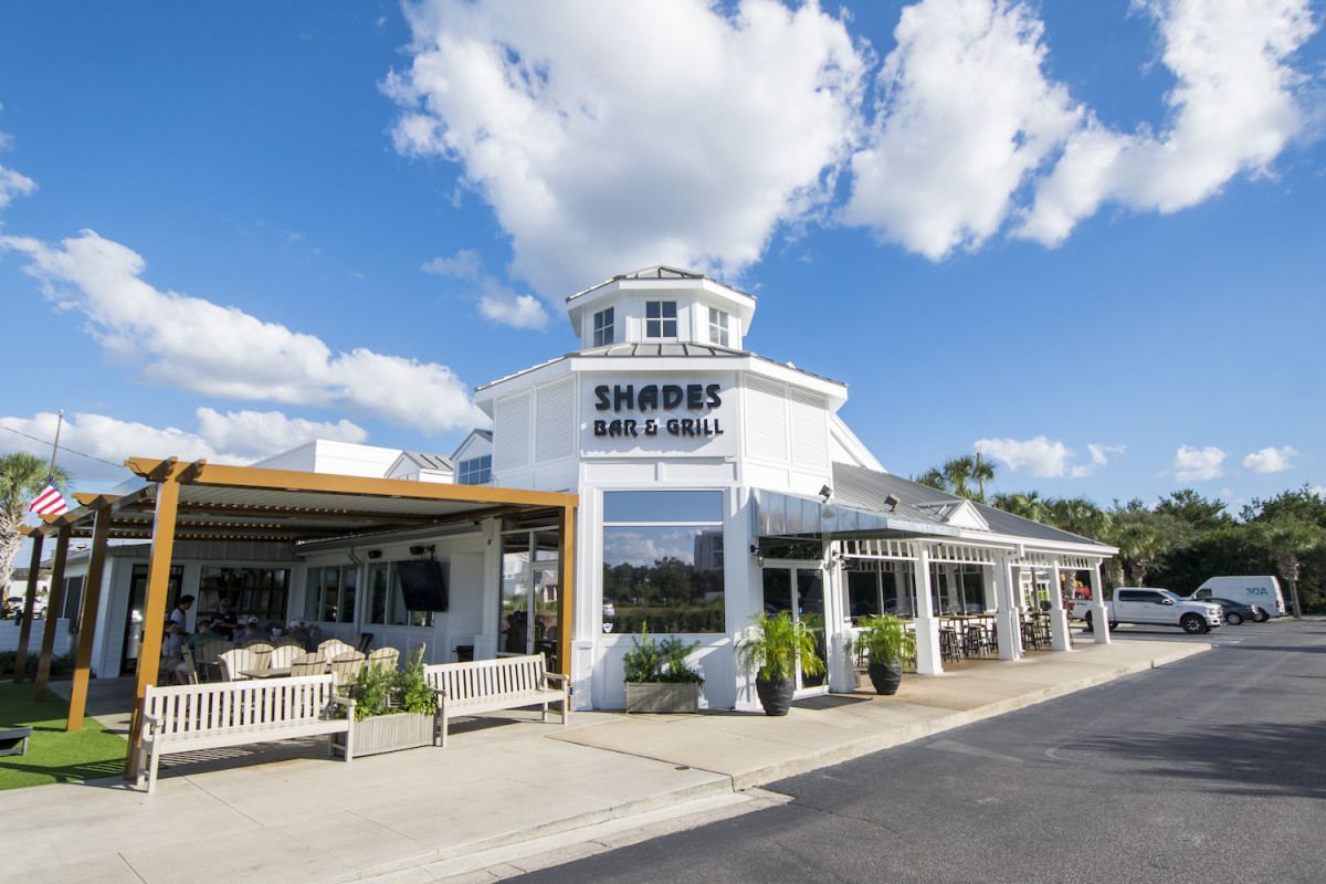 Shades Bar & Grill in Inlet Beach on Scenic Highway 30A
