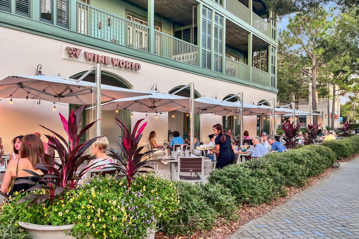 The Wine Bar in WaterColor on Scenic Highway 30A